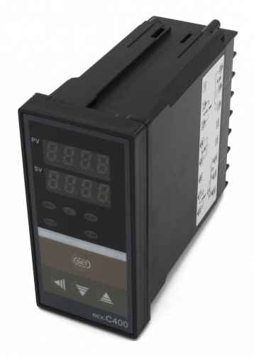 REX-C400 48*96mm AC 220V  4-20mA输出1个报警输出热电偶热电阻多输入数显智能温控仪