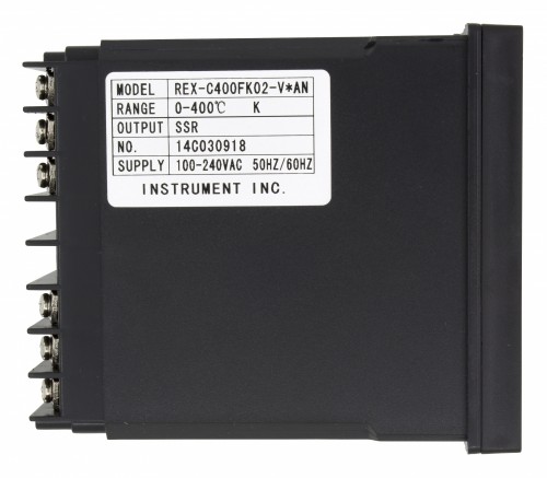 REX-C400 48*96mm AC 220V 固态继电器输出1个报警输出热电偶热电阻多输入数显智能温控仪