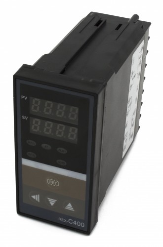 REX-C400 48*96mm AC 220V  可控硅输出1个报警输出热电偶热电阻多输入数显智能温控仪