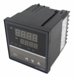 REX-C900 96*96mm AC 220V 继电器输出1个报警输出热电偶热电阻多输入数显智能温控仪