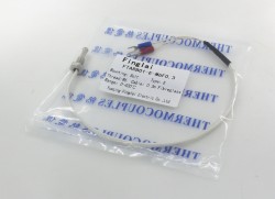 FTARB01-E-M6F0.3 E型螺钉式热电偶温度传感器带M6螺纹，玻璃纤维编织导线材质，0.3米导线长度