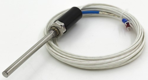 FTARP01-K-S100F5 K型探头式热电偶温度传感器带100mm探头长度，5m导线长度