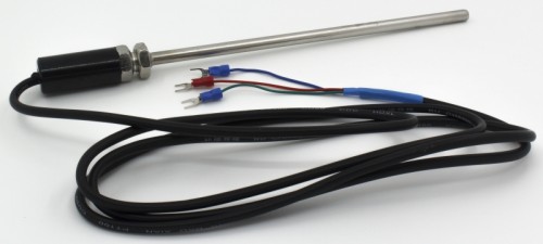 FTARP01-PT100-S200P2 PT100探头式热电阻温度传感器带不锈钢探头材质，200mm探头长度，塑料护套导线材质，2m导线长度