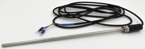 FTARP01-PT100-S300P3 PT100探头式热电阻温度传感器带不锈钢探头材质，300mm探头长度，塑料护套导线材质，3m导线长度