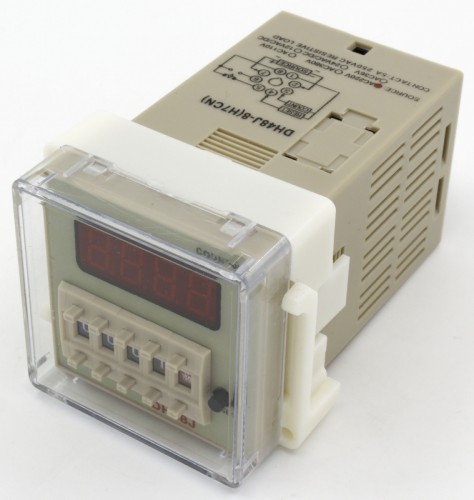 DH48J-8 AC 220V 8脚触点输入数显电子计数器