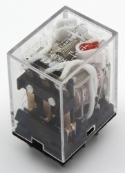 HH53PL-N220VAC电磁式中间继电器带无插座，220VAC线圈电压