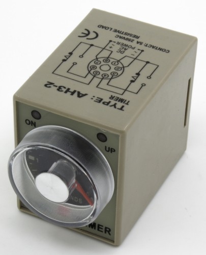 AH3-2-N12V-6S超级时间继电器带无插座，12VAC/DC工作电压，6s延时时间