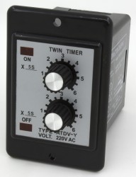 ATDV-Y-N220VAC-30S-30S面板式往复循环延时时间继电器带Without socket插座，30s*30s延时时间