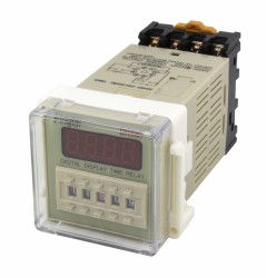 DH48S-2ZH AC 220V 1组通电延时转换1组瞬动转换数显时间继电器