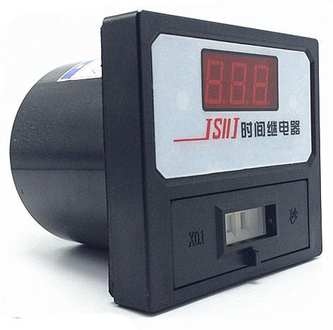 JS11J-380VAC-999M数显时间继电器带380VAC工作电压，999min延时时间