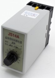 JS14A-110VAC-30S晶体管时间继电器带110VAC工作电压，30s延时时间